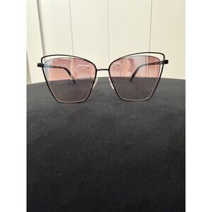 Diff SDFBCK3 Becky III Sunglasses black sleek cat-eye design with gradient lens
